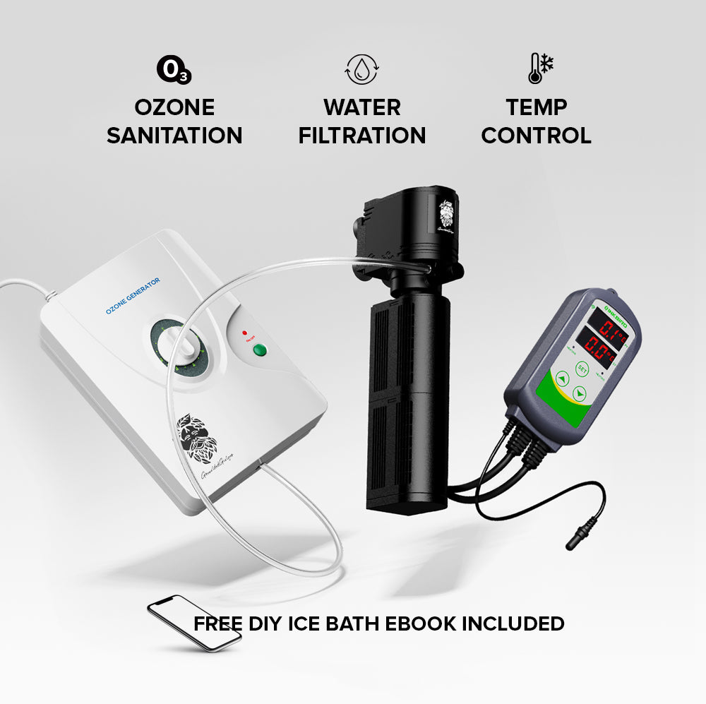 Complete Water Filtration, Sanitation & Temperature Control Kit + FREE E-BOOK