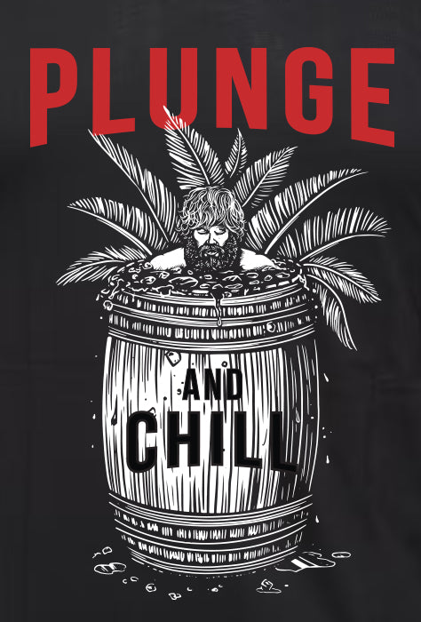 Plunge & Chill Unisex Hoodie for Cold Water Therapy, Ice Bath and Hydrotherapy Enthusiasts