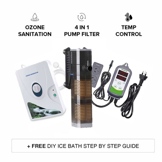 Complete Water Filtration, Sanitation & Temperature Control Kit + FREE E-BOOK
