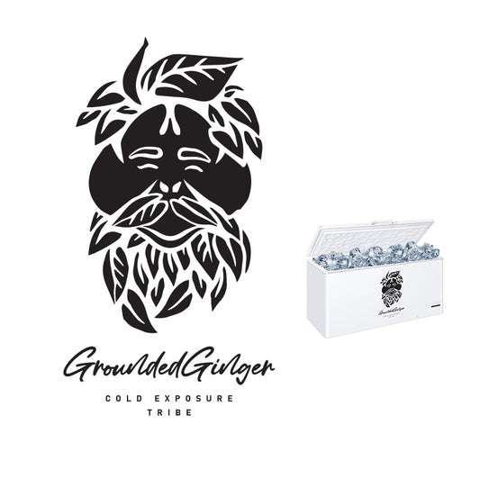 Grounded Ginger Cold Exposure Tribe JUMBO Vinyl Sticker - 300mm W x 400mm H